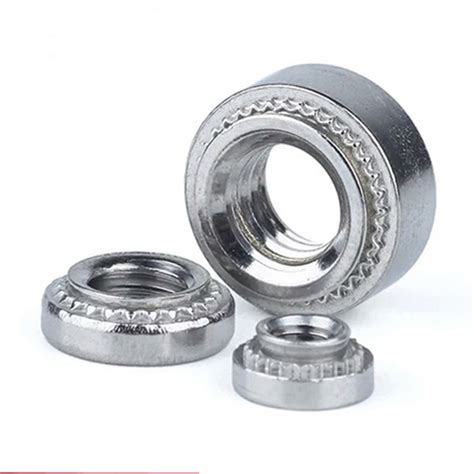 press in nuts sheet metal|aluminum clinching nuts.